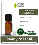 Aceite esencial de ciprés Orgánico | Listo para etiquetar (marca blanca) | 10ml