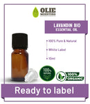 Lavendel (Lavandin) æterisk olie Økologisk | Klar til at mærke (White Label) | 10 ml