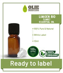 Aceite esencial de lima Orgánico | Listo para etiquetar (marca blanca) | 10ml