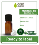 Aceite esencial de palmarosa Ecológico | Listo para etiquetar (marca blanca) | 10ml