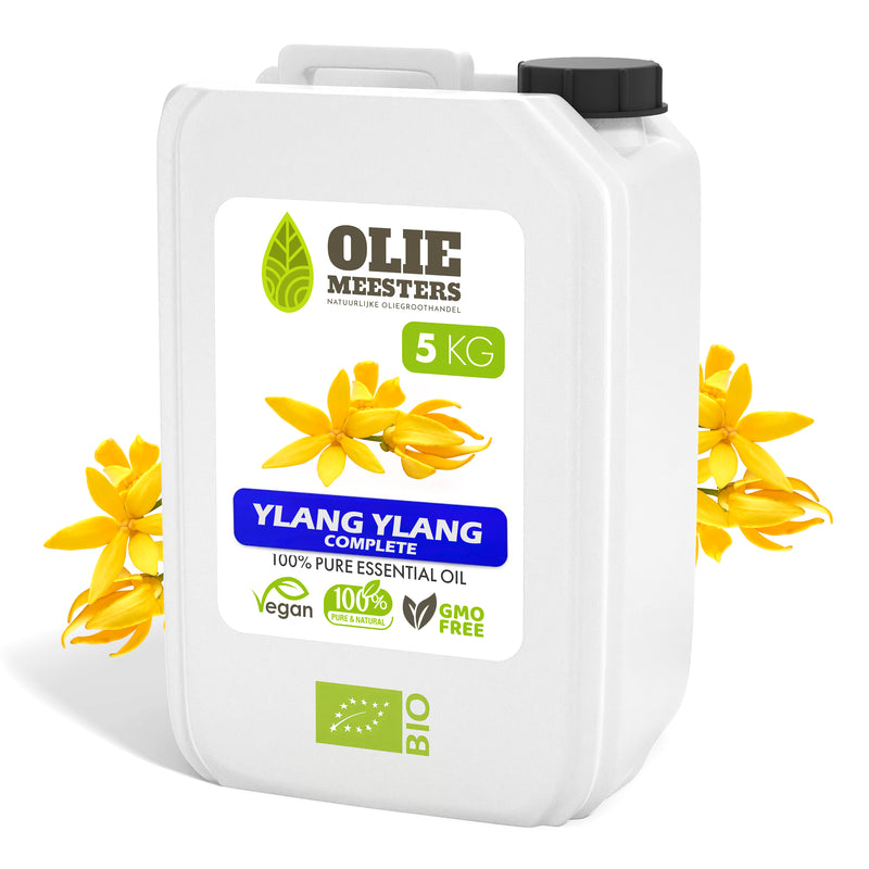 5Kg Ylang Ylang (Complete) Etherische olie Biologisch