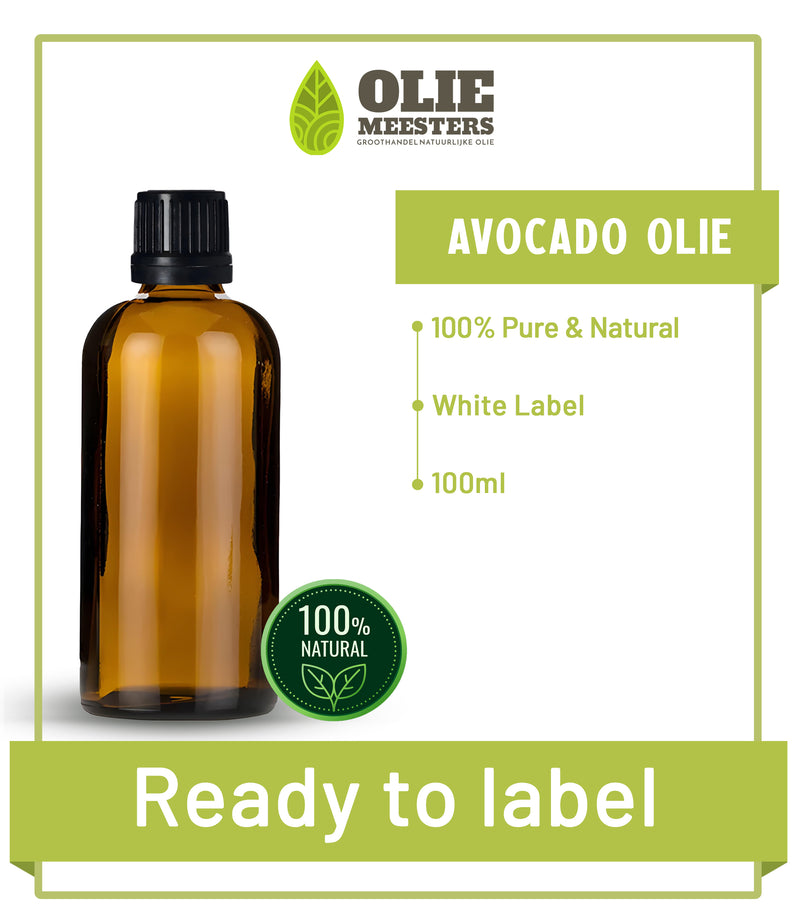 Avocado Koudgeperst | Ready to Label (White Label) | 100 ml