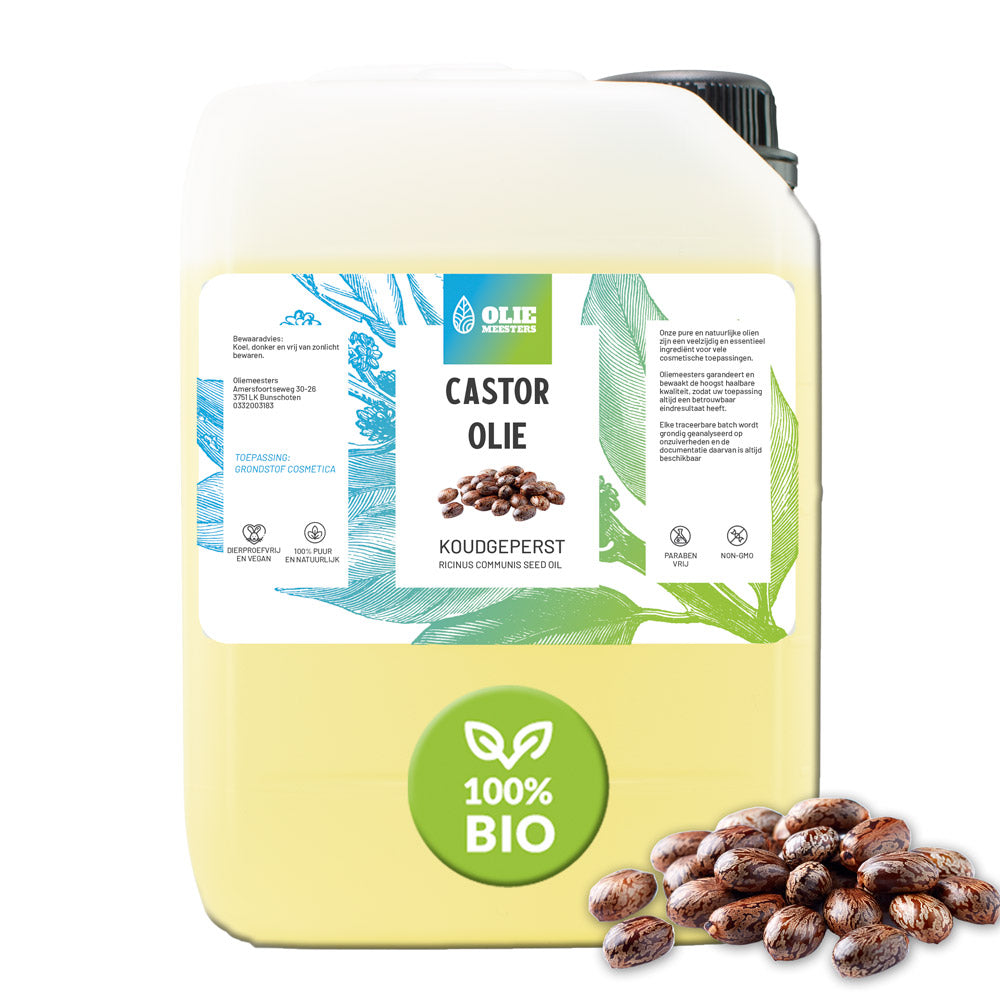 Castor olie Koudgeperst Biologisch kopen? Oliemeesters