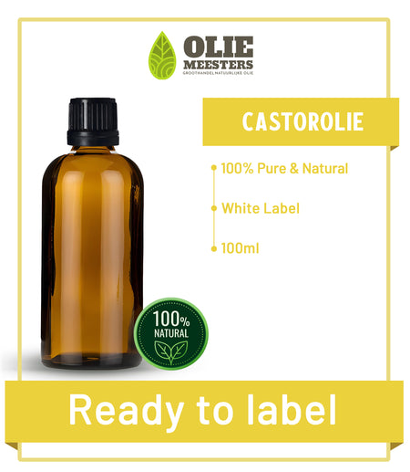 Castor olie Koudgeperst | Ready to Label (White Label) | 100 ml