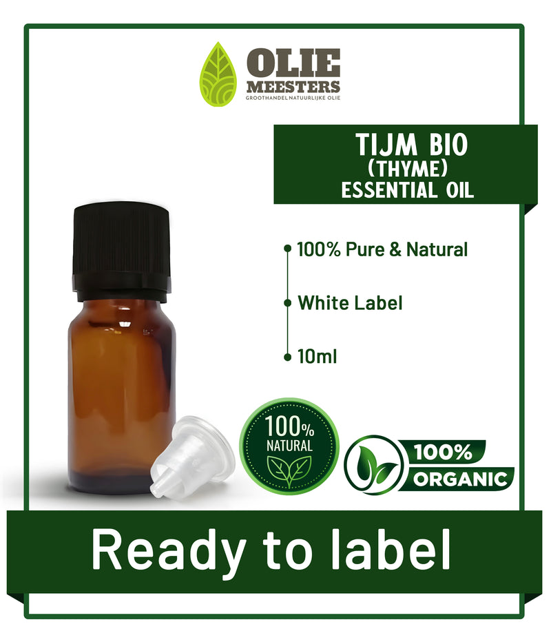 Timian æterisk olie Økologisk | Klar til at mærke (White Label) | 10 ml