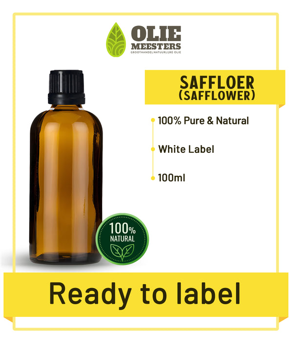 Saffloerolie Koudgeperst | Ready to Label (White Label) | 100 ml