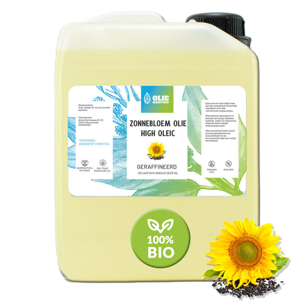 Sonnenblumenöl mit hohem Ölsäuregehalt (Biologisch und raffiniert)