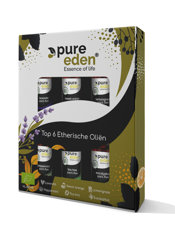 TOP 6 Etherische olie BIO dealpakket Pure Eden®