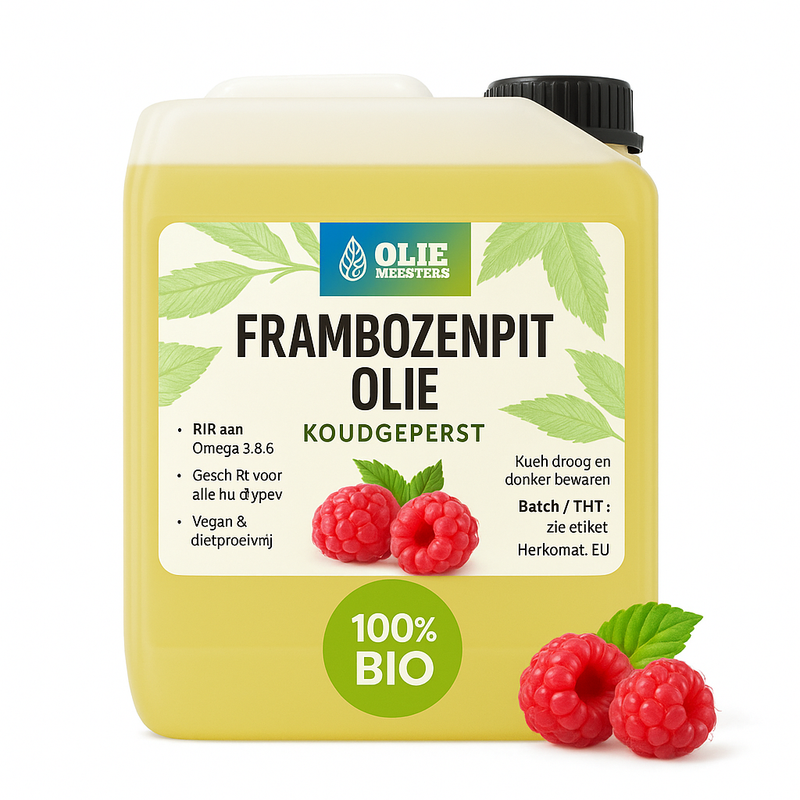 Frambozenpit olie (Biologisch & Koudgeperst)